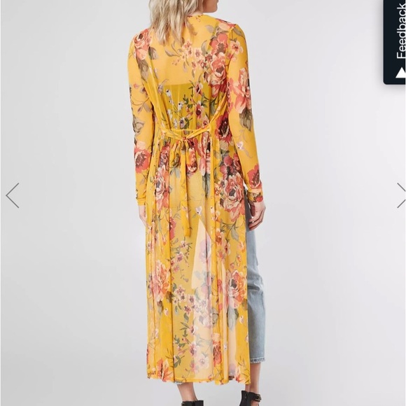 Daytrip Floral Duster Kimono - Picture 4 of 11